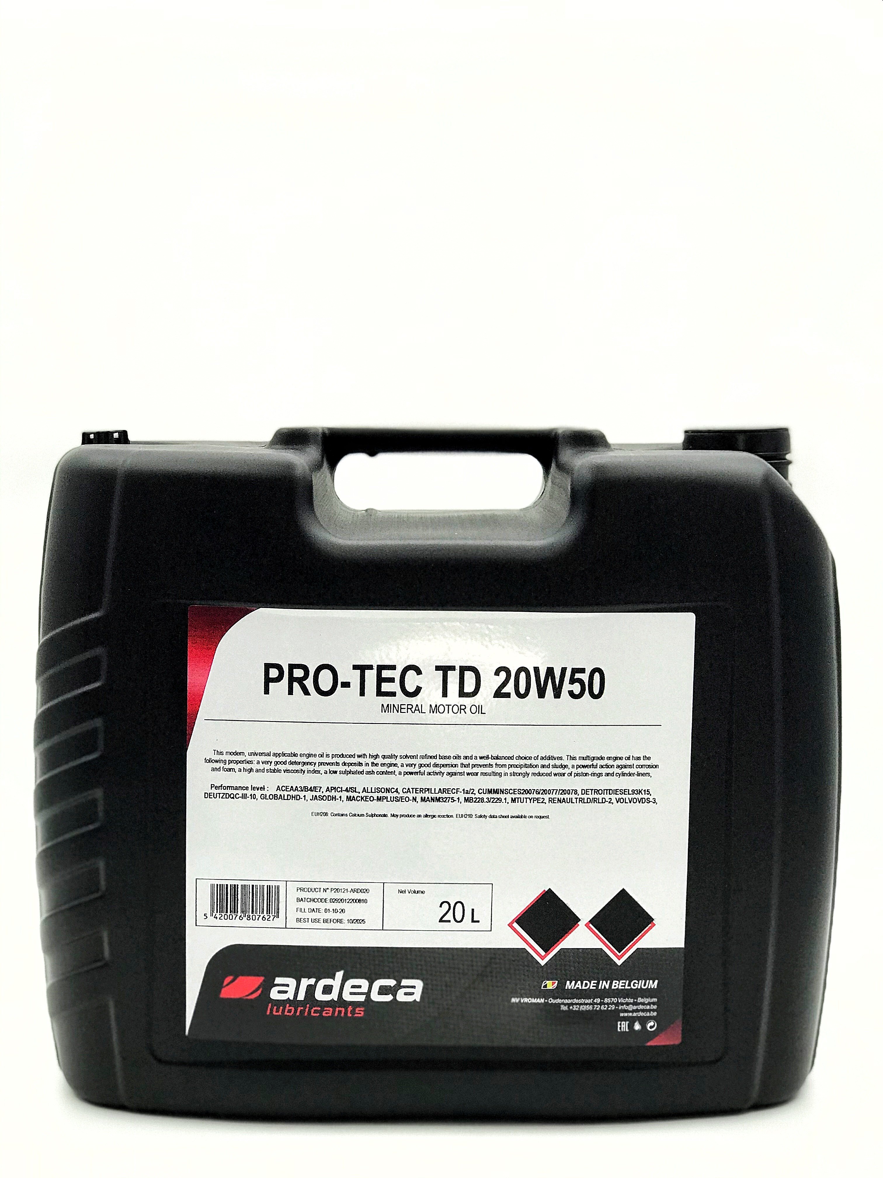 Nhớt Ardeca Pro-Tec TD 20W50